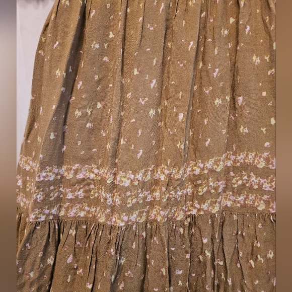 ❤️Free People Rare Feeling Maxi Dress in Kiwi combo size S. - Picture 15 of 16